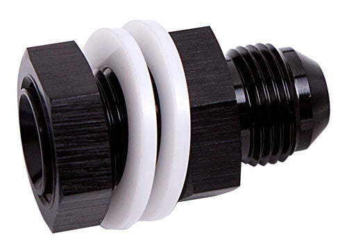 FUEL CELL FITTING -6AN        BLACK FUEL CELL BULKHEAD FITT Default Title