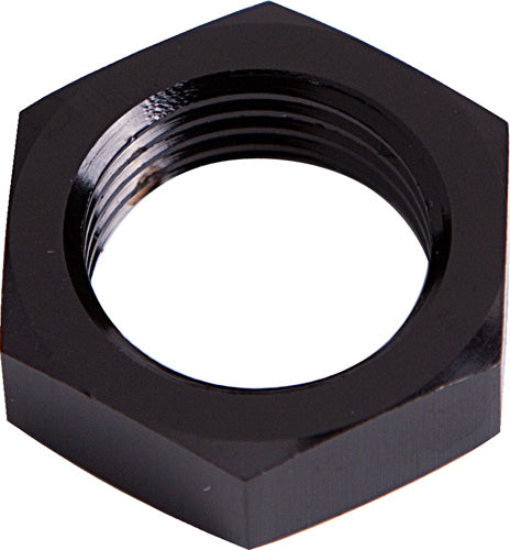 BULKHEAD NUT -8AN             BLACK SINGLE NUT