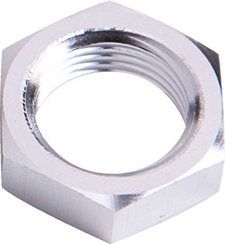 BULKHEAD NUT -8AN             SILVER SINGLE NUT