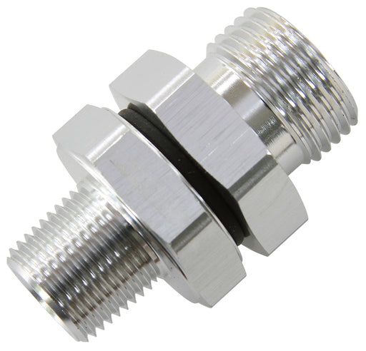 -10 ORB TO 3/8" NPT COUPLER   SILVER -10 ORB TO 3/8"