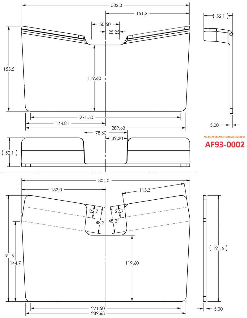 PRO STREET ALUMINIUM RACE SEATUPPER SEAT MOUNTING BRACKET