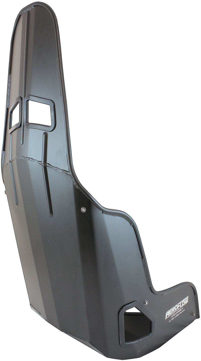PRO STREET ALUMINIUM RACE SEAT15' HIP WIDTH BLACK FINISH