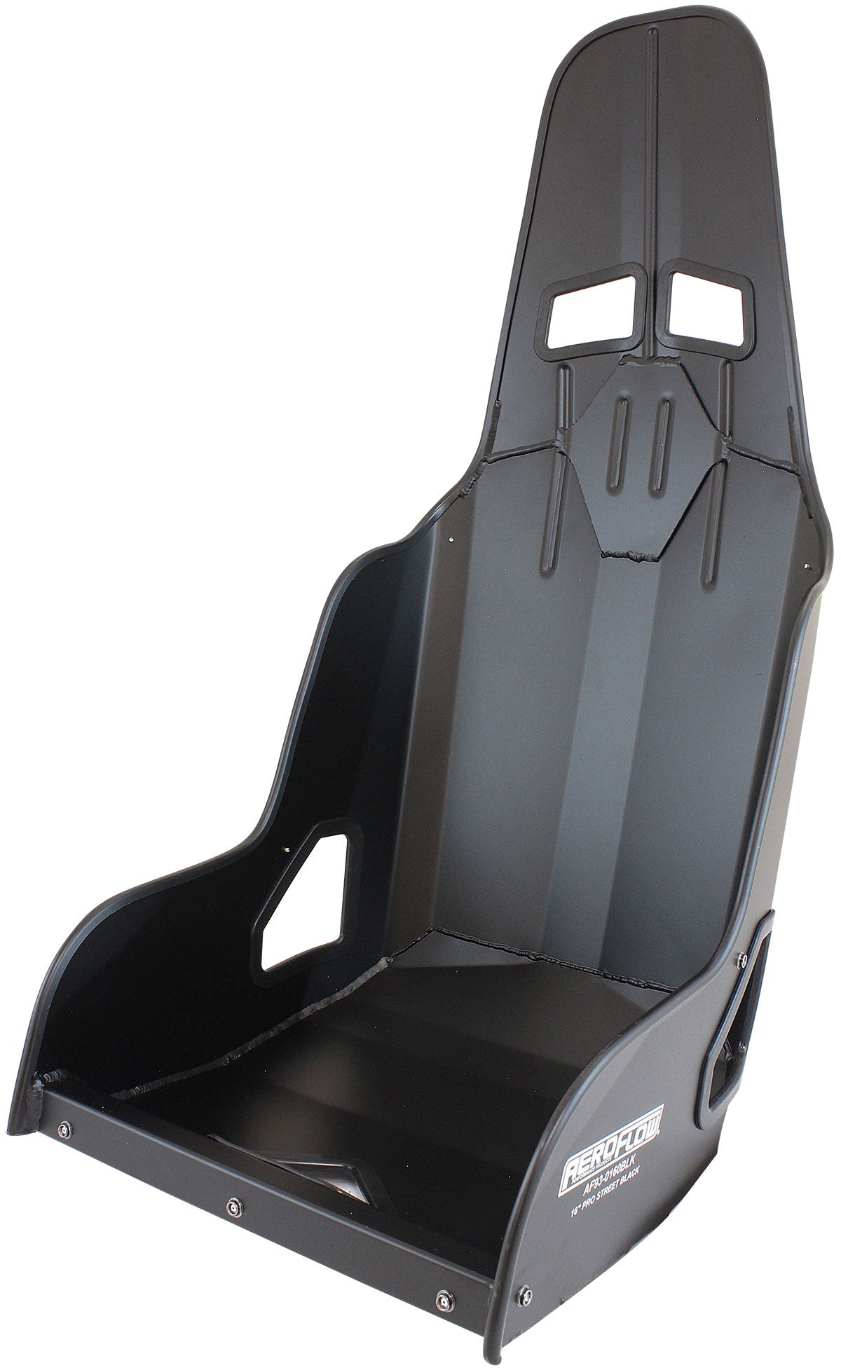 PRO STREET ALUMINIUM RACE SEAT16" HIP WIDTH BLACK FINISH
