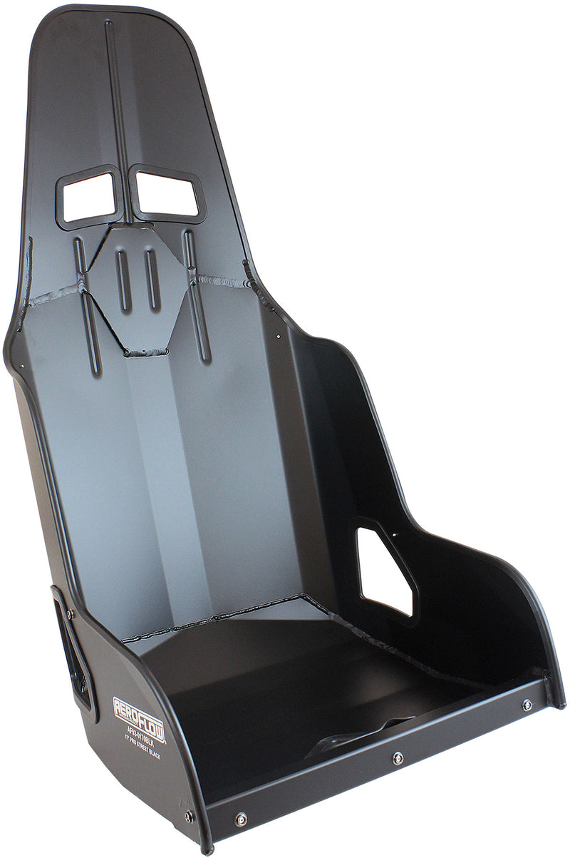 PRO STREET ALUMINIUM RACE SEAT17" HIP WIDTH BLACK FINISH