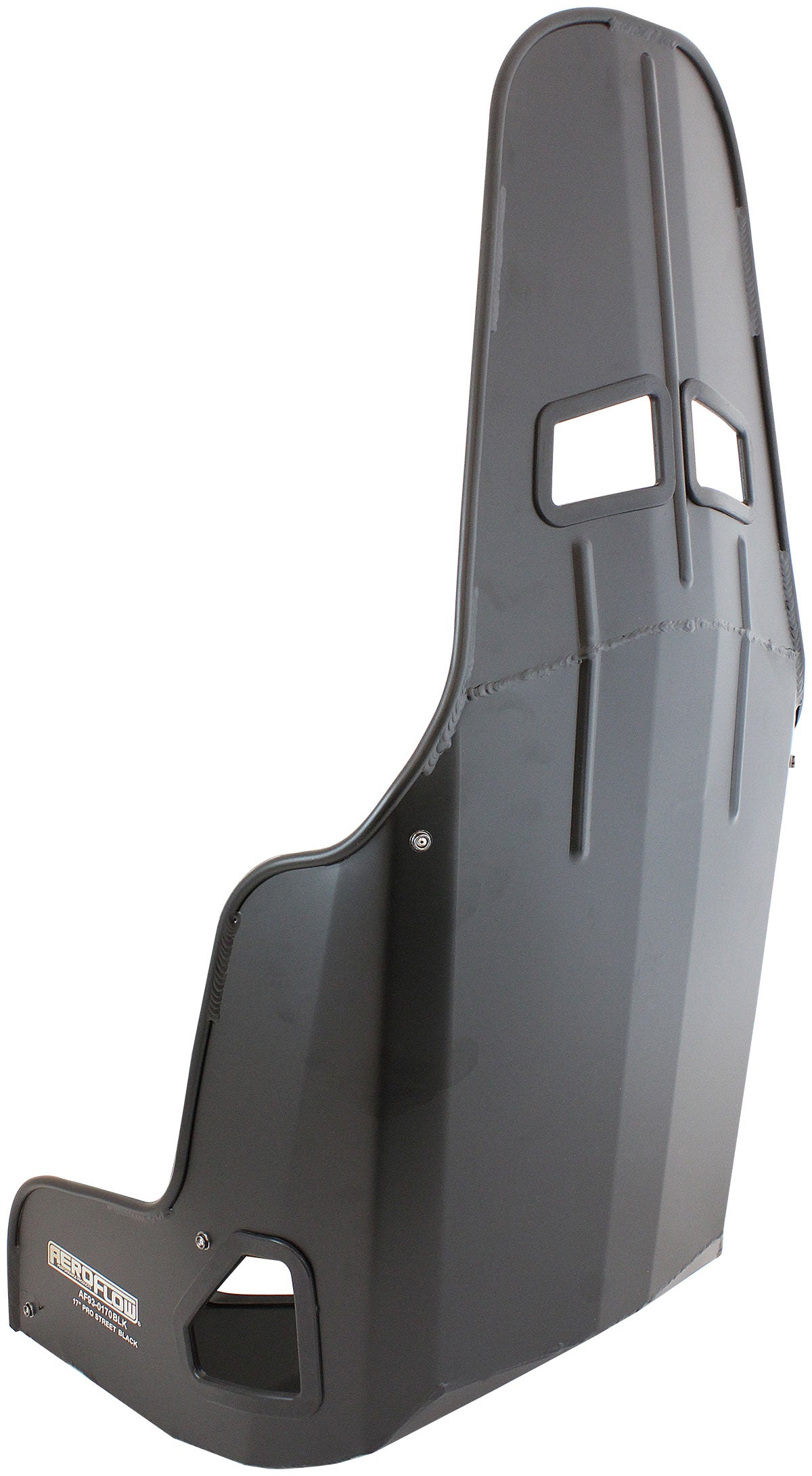 PRO STREET ALUMINIUM RACE SEAT17" HIP WIDTH BLACK FINISH