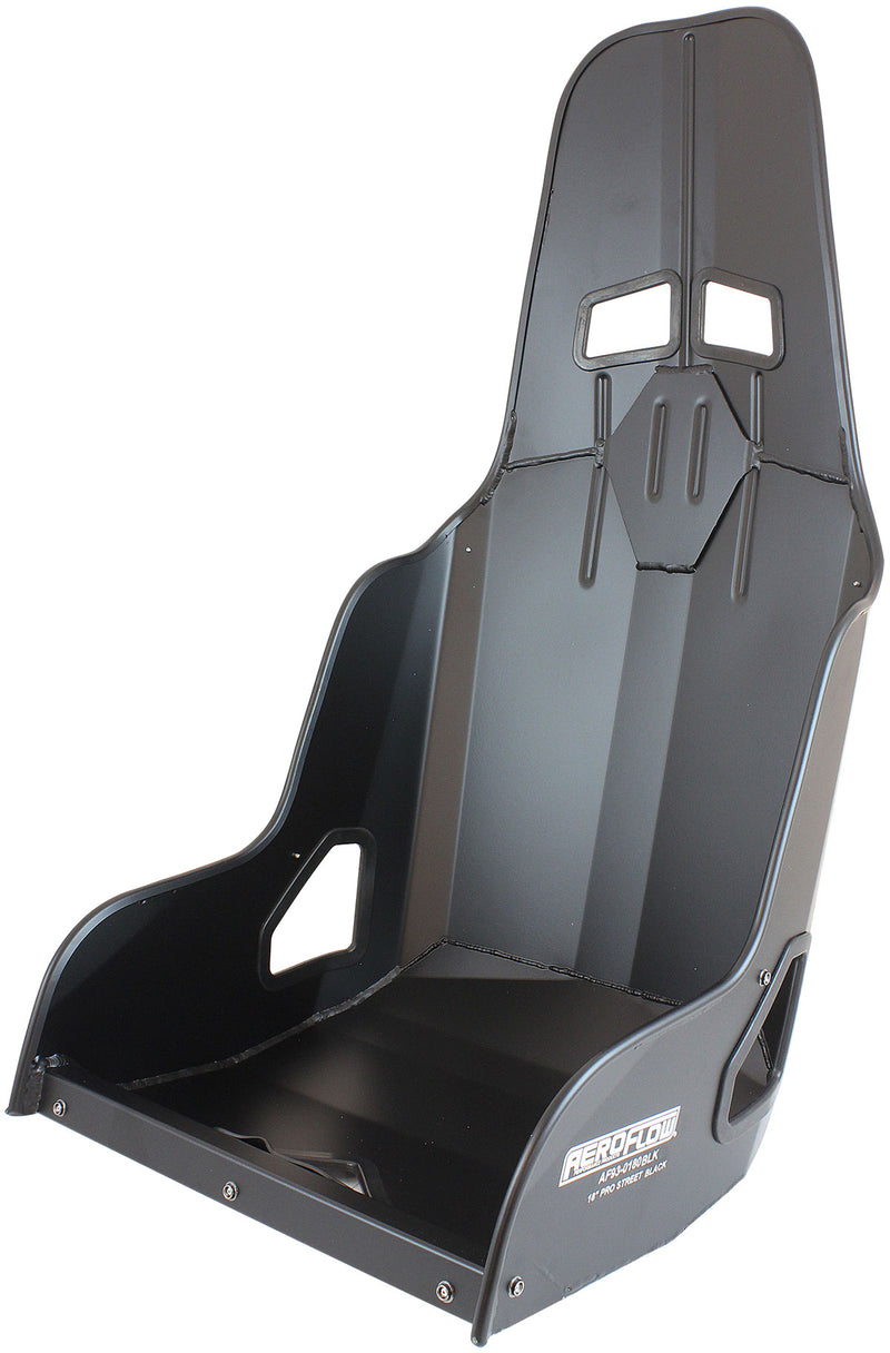 PRO STREET ALUMINIUM RACE SEAT18" HIP WIDTH BLACK FINISH