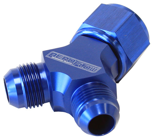 Y PIECE -12 SWIVEL NUT 2X-10ANBLUE
