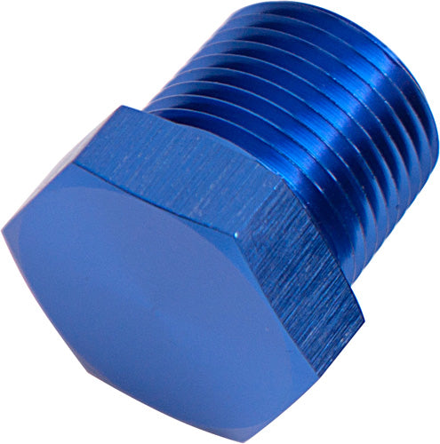 NPT HEX HEAD PLUG 1/16" NPT   BLUE 1/16" NPT  NOS RADIATOR