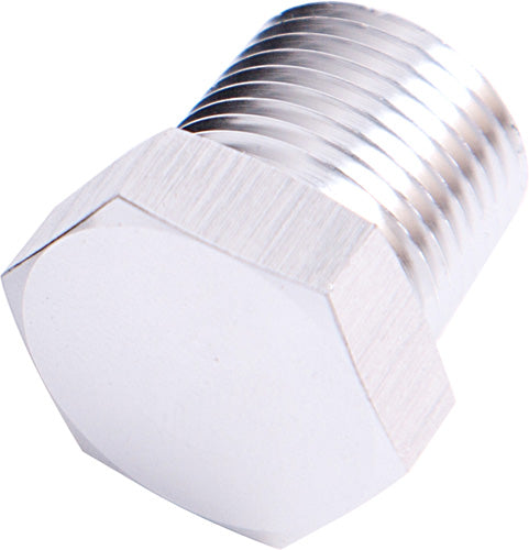 NPT HEX HEAD PLUG 1/8" NPT    SILVER 1/8" NPT