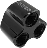 INLINE 4 PORT DISTRIBUTION    BLOCK -10 ORB TO 3 x -8 BLACK