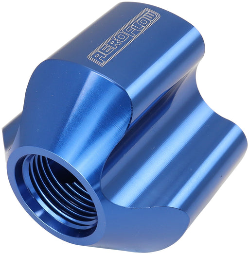 INLINE 4 PORT DISTRIBUTION    BLOCK -10 ORB TO 3 x -8 BLUE