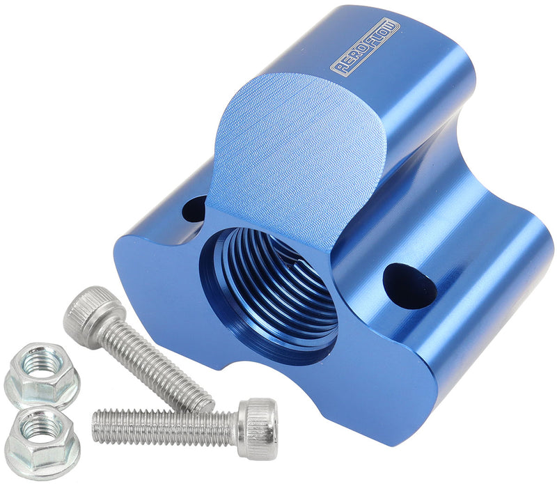 INLINE 4 PORT DISTRIBUTION    BLOCK -12 ORB TO 3 x -10 BLUE