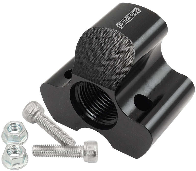 INLINE 4 PORT DISTRIBUTION    BLOCK -12 ORB TO 3 x -10 BLACK