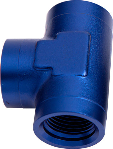 FEMALE TEE -8 ORB             BLUE 3X -8 ORB PORTS