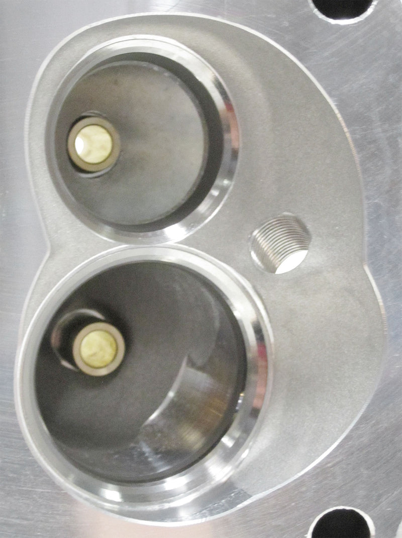 SBF 173cc ALUMINIUM HEADS BARE60cc CHAMBERS, 2.02"/1.60"