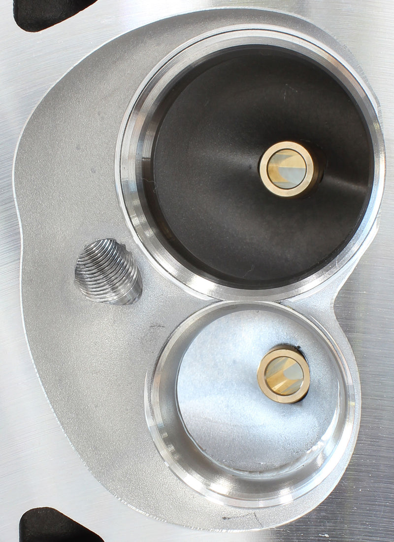 SBF 185cc ALUMINIUM HEADS BARE58cc CHAMBERS, 2.02"/1.60"