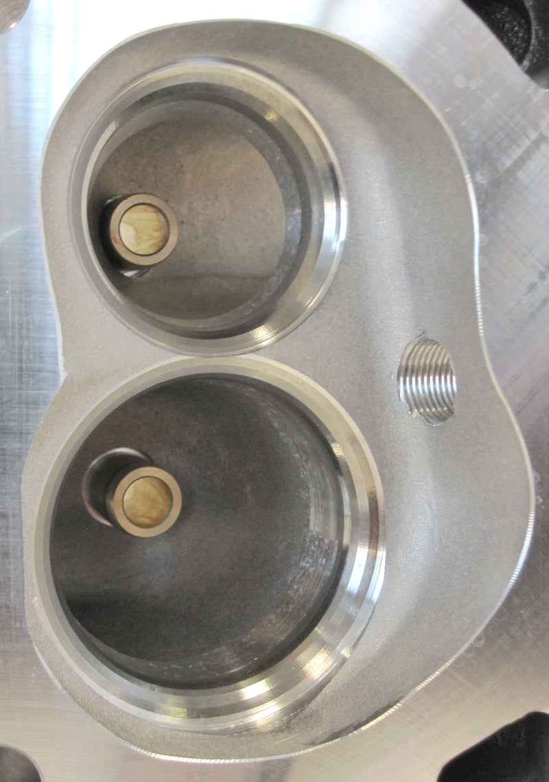 SBC 210cc ALUMINIUM HEADS BARE64cc, 2.08"/1.60" VALVES, PAIR