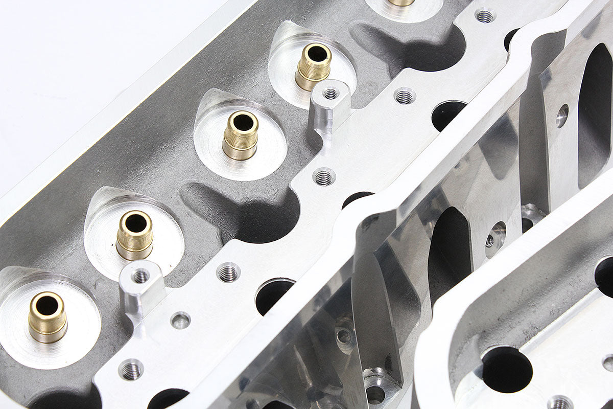 GM LS 240cc ALUMIN HEADS BARE 68cc SUIT 3.90" BORE 6 BOLT   RECTANGLE PORT AF 95-0406