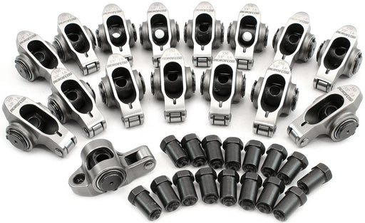 SBC S/S ROCKER ARMS 3/8" STUD 1.60 RATIO 350 STAINLES ROLLER16 Aeroflow - AF 95-1202