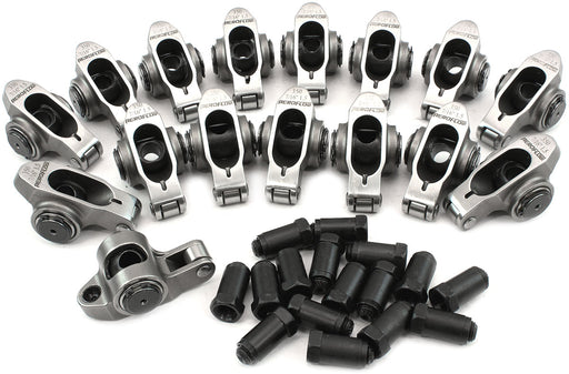 SBC S/S ROCKER ARMS 7/16" STUD1.50 RATIO 350 STAINLES ROLLER16 Aeroflow - AF 95-1205