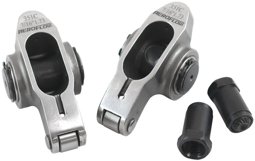 FORD CLEVELAND S/S ROCKER ARM 7/16" STUD 1.73 351C ROLLER 2 STAINLESS Aeroflow 95-1228-2