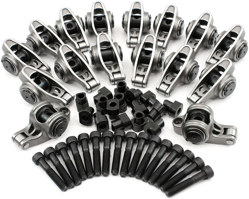 GM LS3 S/S ROCKER ARM M8 STUD 1.7 RATIO RECTANGLE ROLLER LS2STAINLESS Aeroflow AF 95-1236