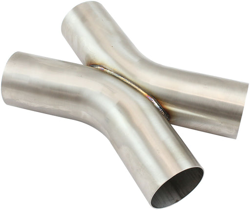 3" O.D EXHAUST X PIPE 45      DEG BENDS 304 STAINLESS STEEL