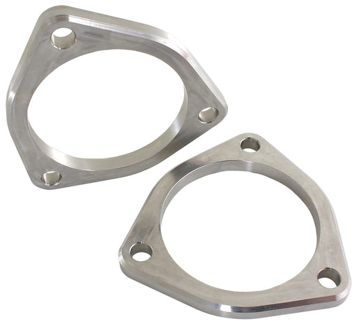 3 Bolt stainless flange 2.5"  I.D 9.52mm / 3/8" thick *PAIR*