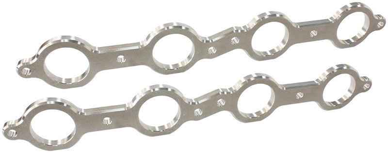 LS Chev header flanges 1-3/4" Round port 1.75" PORT PAIR