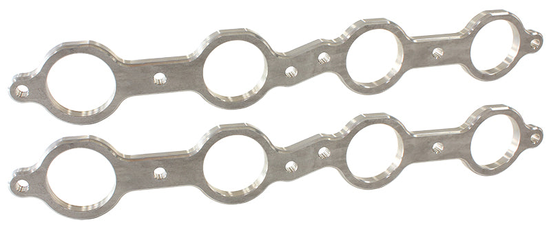 LS Chev header flanges 1-7/8" Round port (PAIR) 1.88" PORT