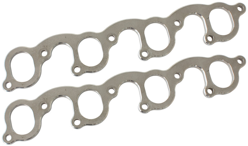 Ford 302-351C header flanges  1-3/4" oval port PAIR
