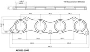 HONDA K SERIES HEADER FLANGE  CNC MACHINED K20 K24