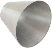 304 transition cone 2.5-5"    Stainless steel 4" length
