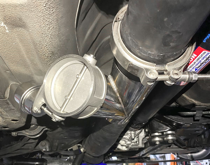 3" EXHAUST CONTROL VALVE      MANUAL CUTOUT QTP AES BOOST