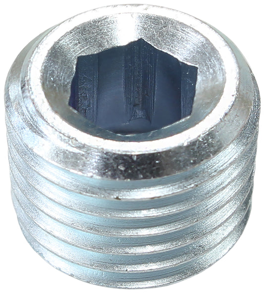 1/8" NPT PORT PLUG STEEL ZINC COATED