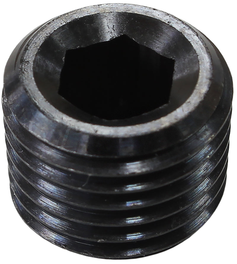 3/8" NPT PORT PLUG STEEL BLACKCOATED