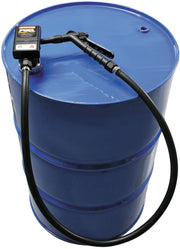 205L FUEL TRANSFER PUMP DRUM  NOZZLE 9 LPM FLUID 205L TANK  BATTERY Aeroflow - AF 98-1101