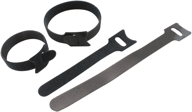 VELCRO ZIP CABLE TIE 11mm WIDE40 MULTI PACK PIECE BLACK