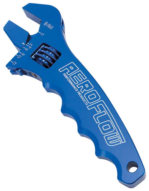 ADJUSTABLE WRENCH GRIP SPANNERBLUE -3AN TO -12AN