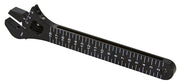 ADJUSTABLE SPANNER WHEELIE    BLACK LARGE FOR UP TO -12 BNUT