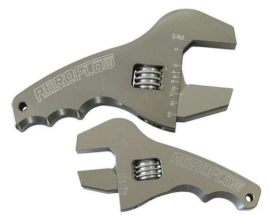 ADJUSTABLE WRENCH GRIP SPANNER1 X SMALL & 1 X LARGE SHORTY