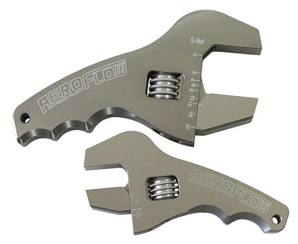 ADJUSTABLE WRENCH GRIP SPANNER1 X SMALL & 1 X LARGE SHORTY