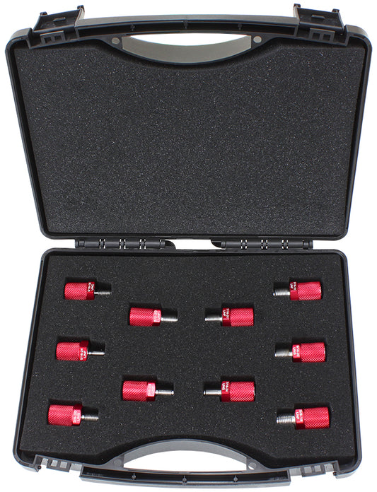 imperial thread gauge carry   kit female and male gauge