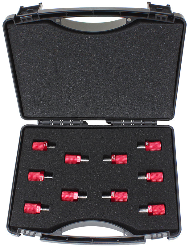 imperial thread gauge carry   kit female and male gauge