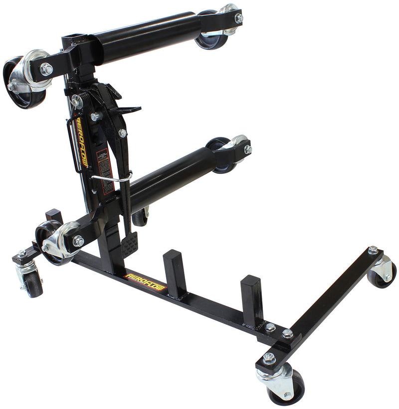 QWIKLIFT VEHICLE JACK STAND   HOLDS 4 GO JACKS WITH WHEELS