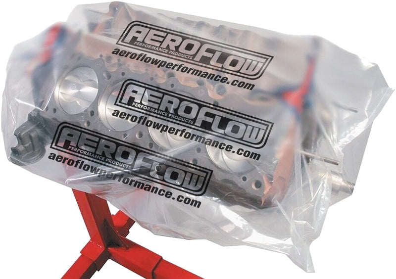 AEROFLOW ENGINE STORAGE BAG   CLEAR LARGE BAG BULK PACK OF 5