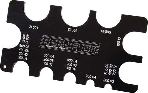 AEROFLOW BRAIDED HOSE GAUGE   TOOL GUIDE AN -3 to -20