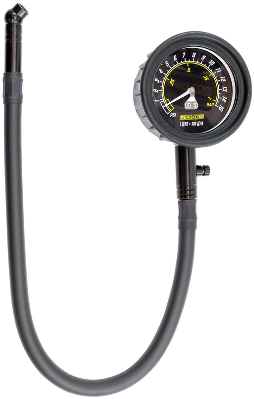 TYRE PRESSURE GAUGE 0-15 PSI  TIRE 1.03 BAR BLACK ANALOGUE
