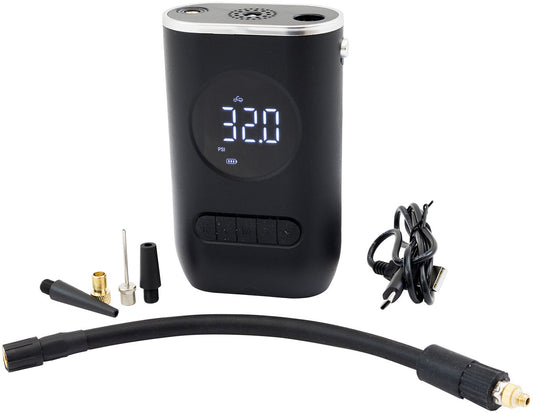 PORTABLE AIR COMPRESSOR       TYRE INFLATOR BATTERY CAR BIKE