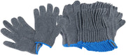 MULTI PURPOSE KNITTED GLOVES  12 PAIRS WORK SHOP MECHANIC